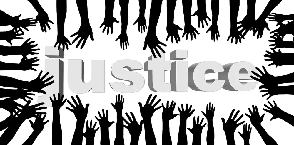 Justice, fairness, community, friends, globe, continents, hands, together, illustrating community environmental advocacy
